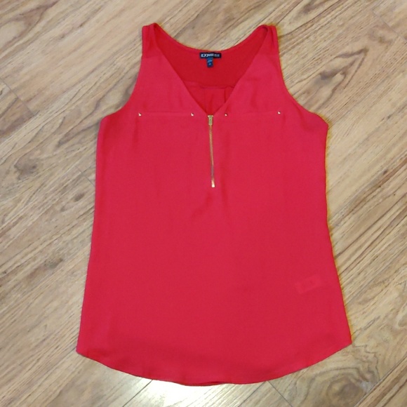 Express Tops - EUC Dressy Express zipper tank top